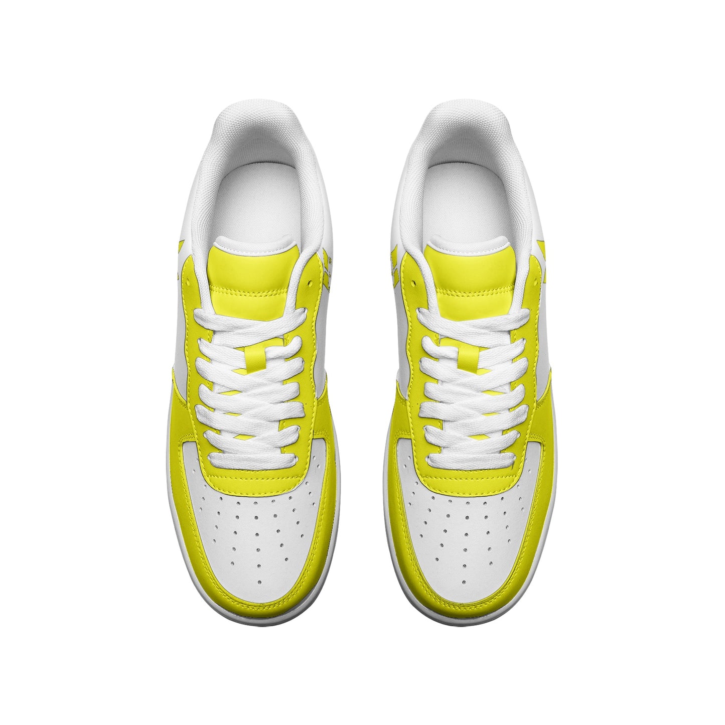 BTS Logo Unisex Low Top Leather Sneakers Yellow - SD-style-shop