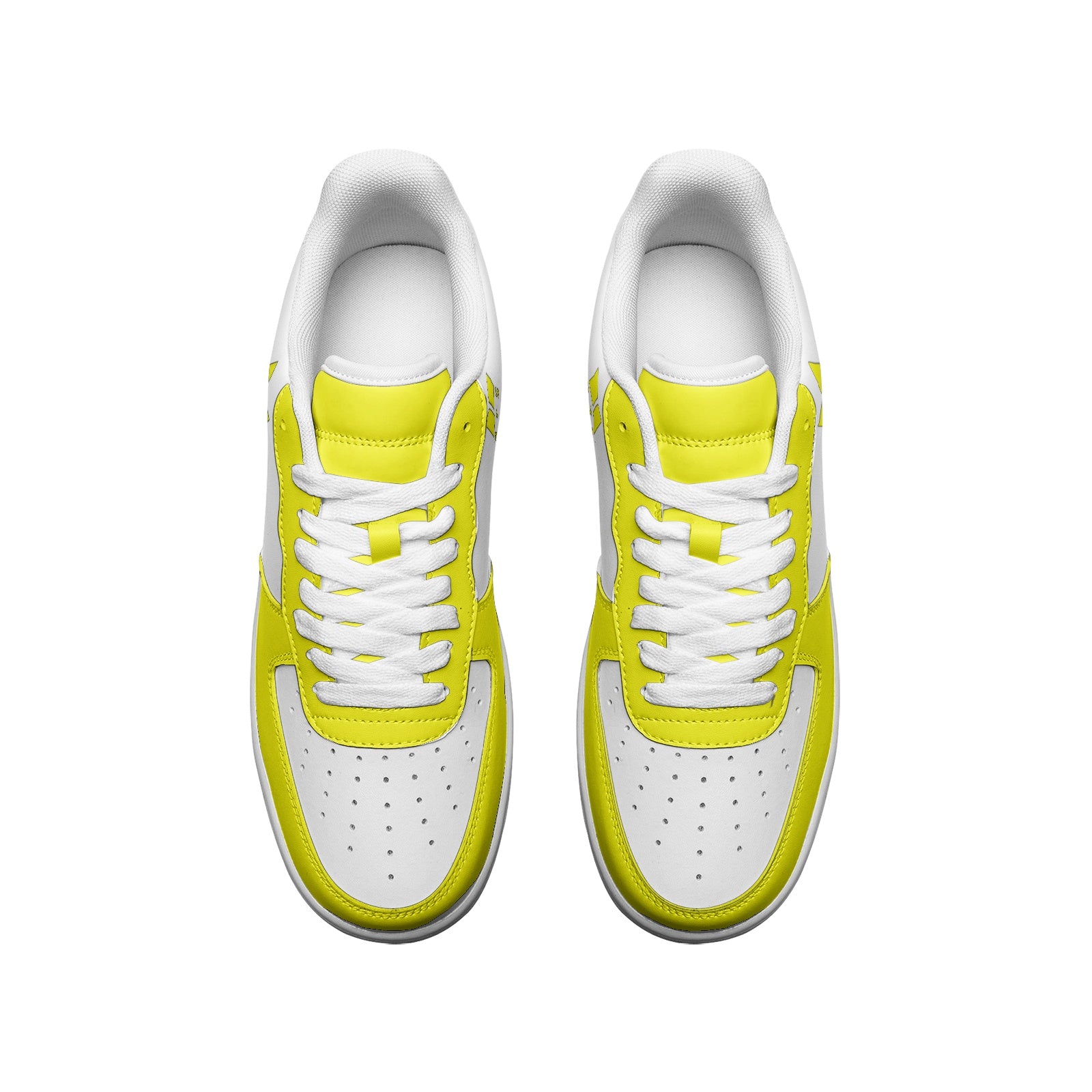 BTS Logo Unisex Low Top Leather Sneakers Yellow - SD-style-shop