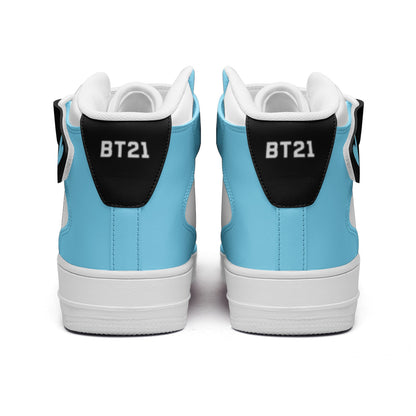 BT21 Koya Unisex high Top Leather Sneakers