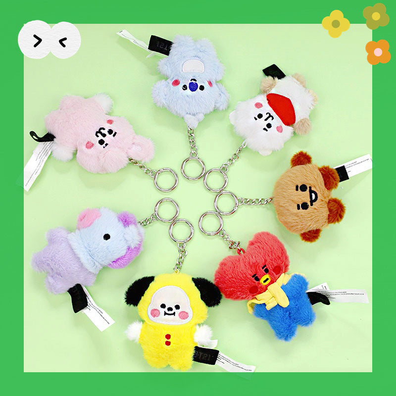 Super Soft BT21 Plush Keychain - SD-style-shop