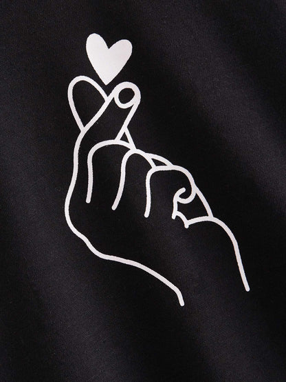  Fingerheart sweatshirt Girls - SD-style-shop