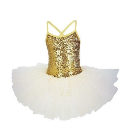Ballet leotard with tutu and glitters. - SD-style-shop