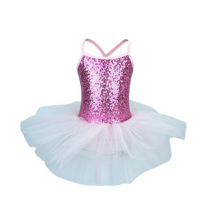 Ballet leotard with tutu and glitters. - SD-style-shop