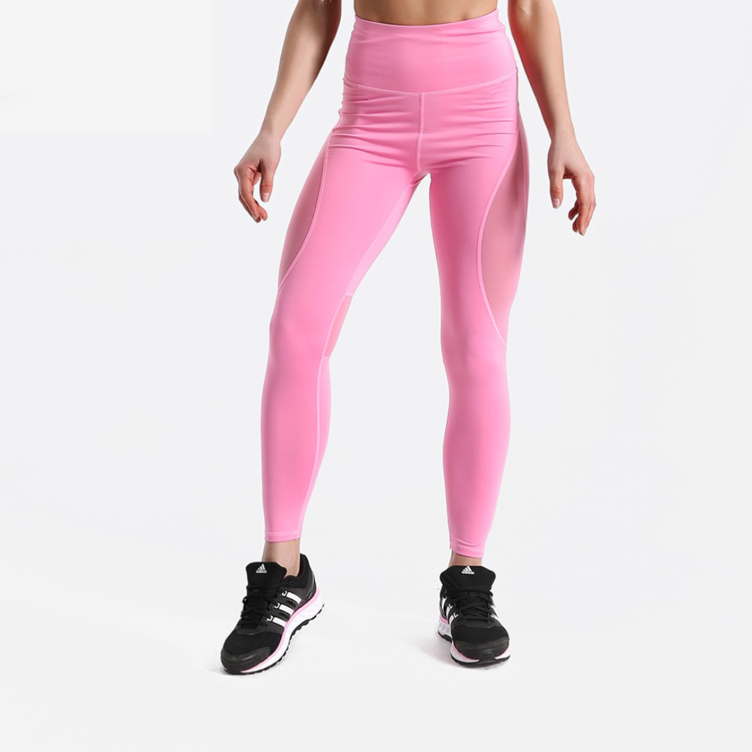 Pink Fitness leggings with mesh inserts - SD-style-shop