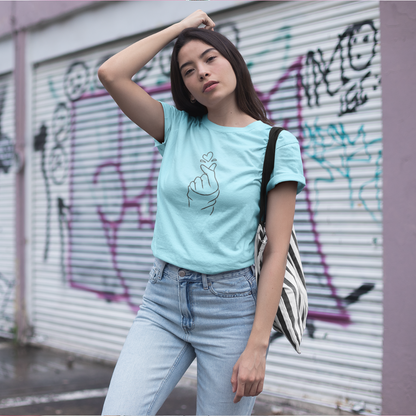 Fingerheart T-Shirt - SD-style-shop