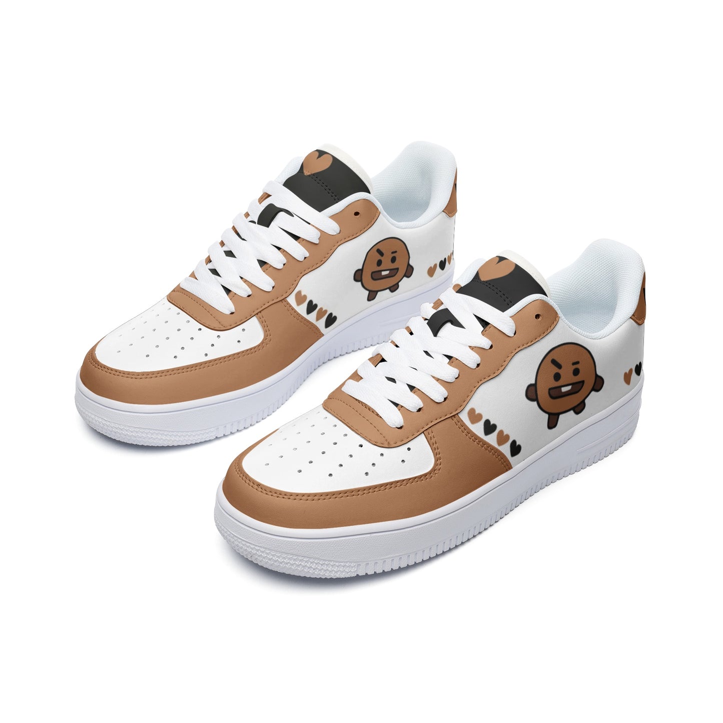 BT21 Shooky Unisex Low Top Leather Sneakers - SD-style-shop