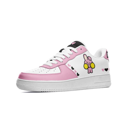 BT21 Cooky Unisex Low Top Leather Sneakers - SD-style-shop