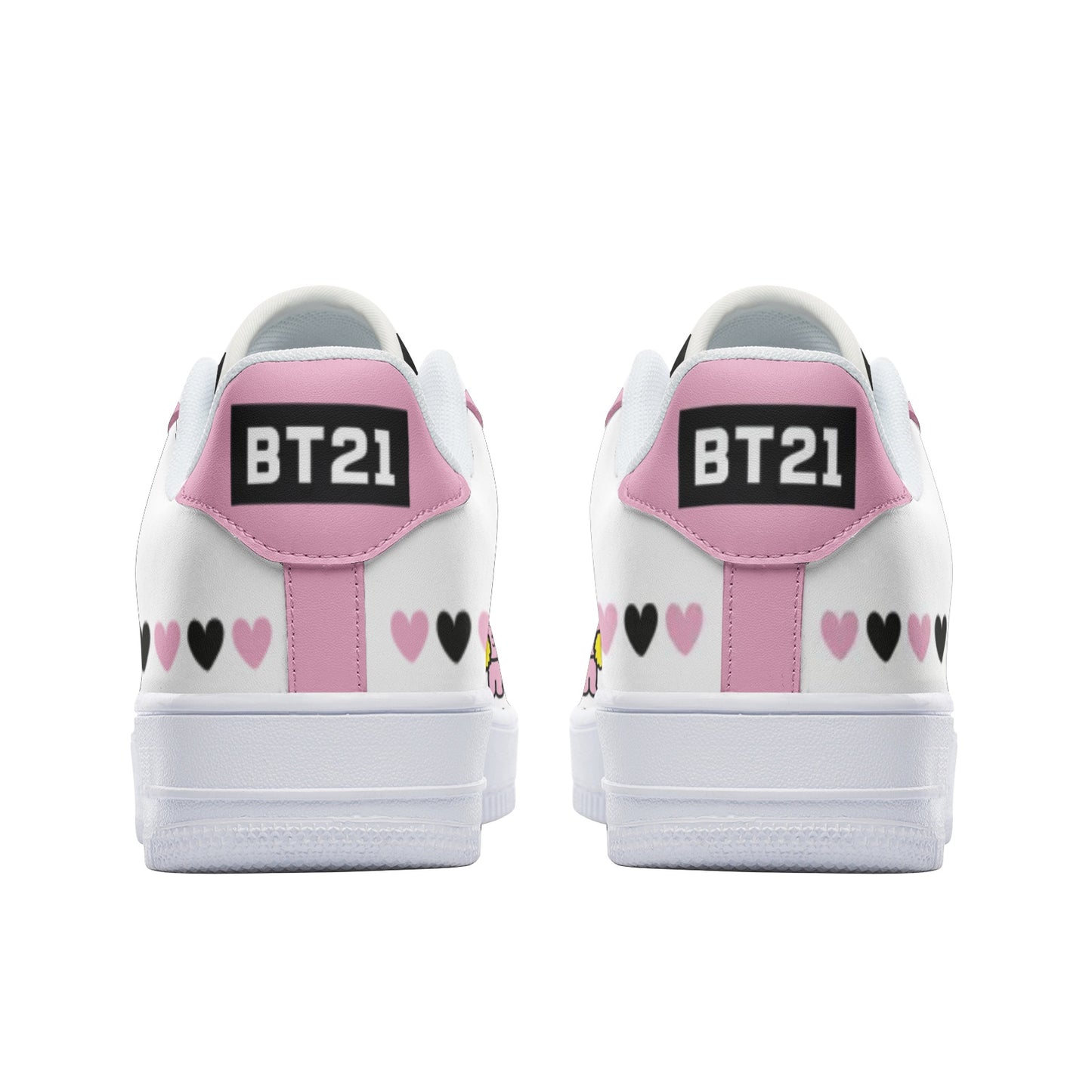 BT21 Cooky Unisex Low Top Leather Sneakers - SD-style-shop