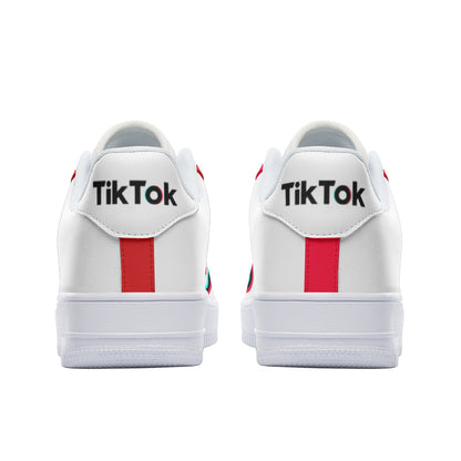 TikTok Unisex Low Top Leather Sneakers - 2 color - SD-style-shop