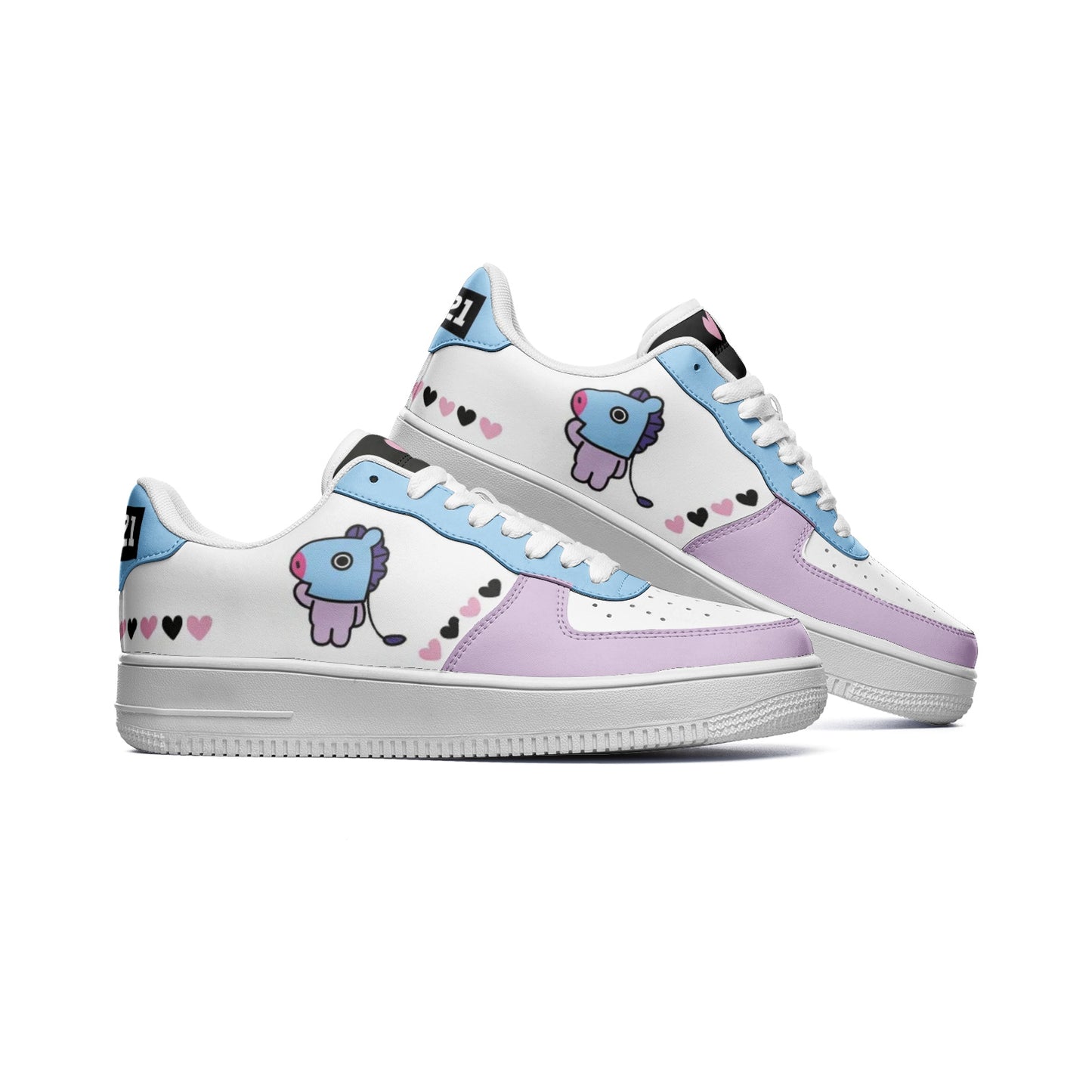 BT21 Mang Unisex Low Top Leather Sneakers