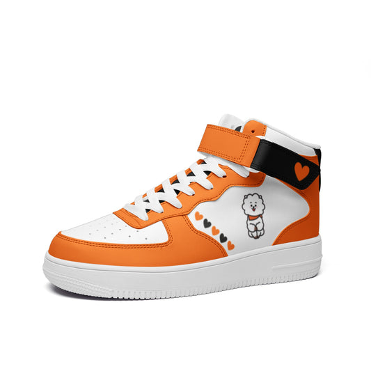 BT21 RJ Unisex high Top Leather Sneakers