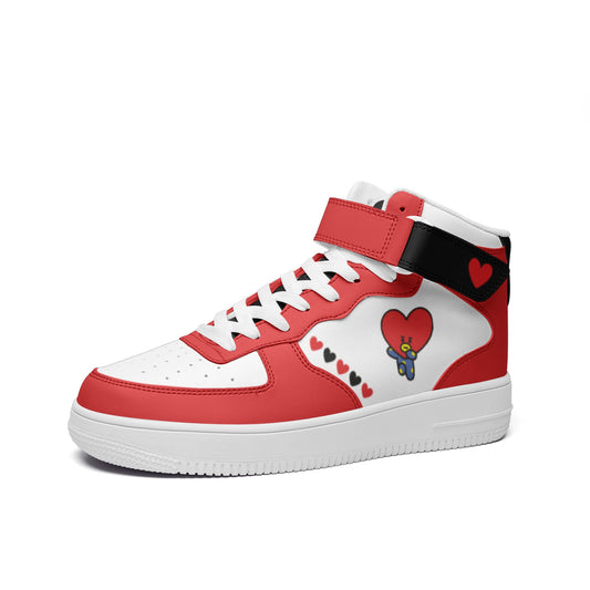 BT21 Tata Unisex high Top Leather Sneakers