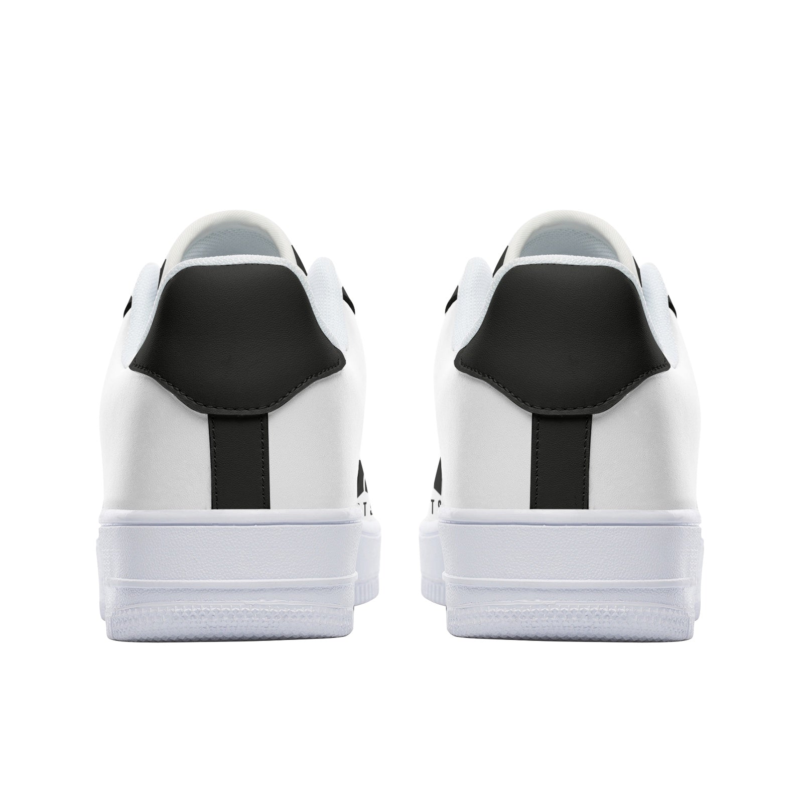 BTS Logo Unisex Low Top Leather Sneakers Black - SD-style-shop