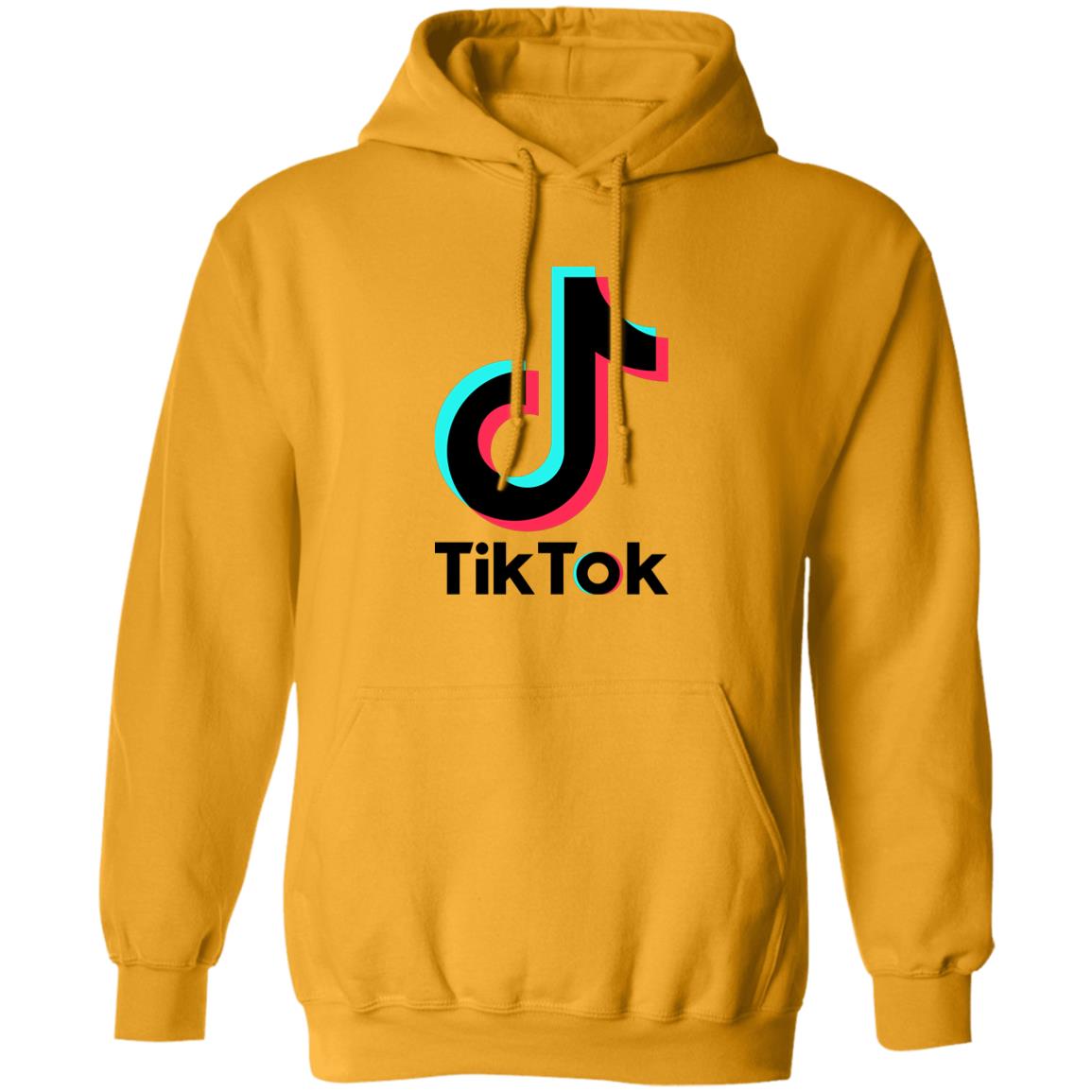 TikTok Hoodie with logo -white, grey, yellow, pink - SD-style-shop