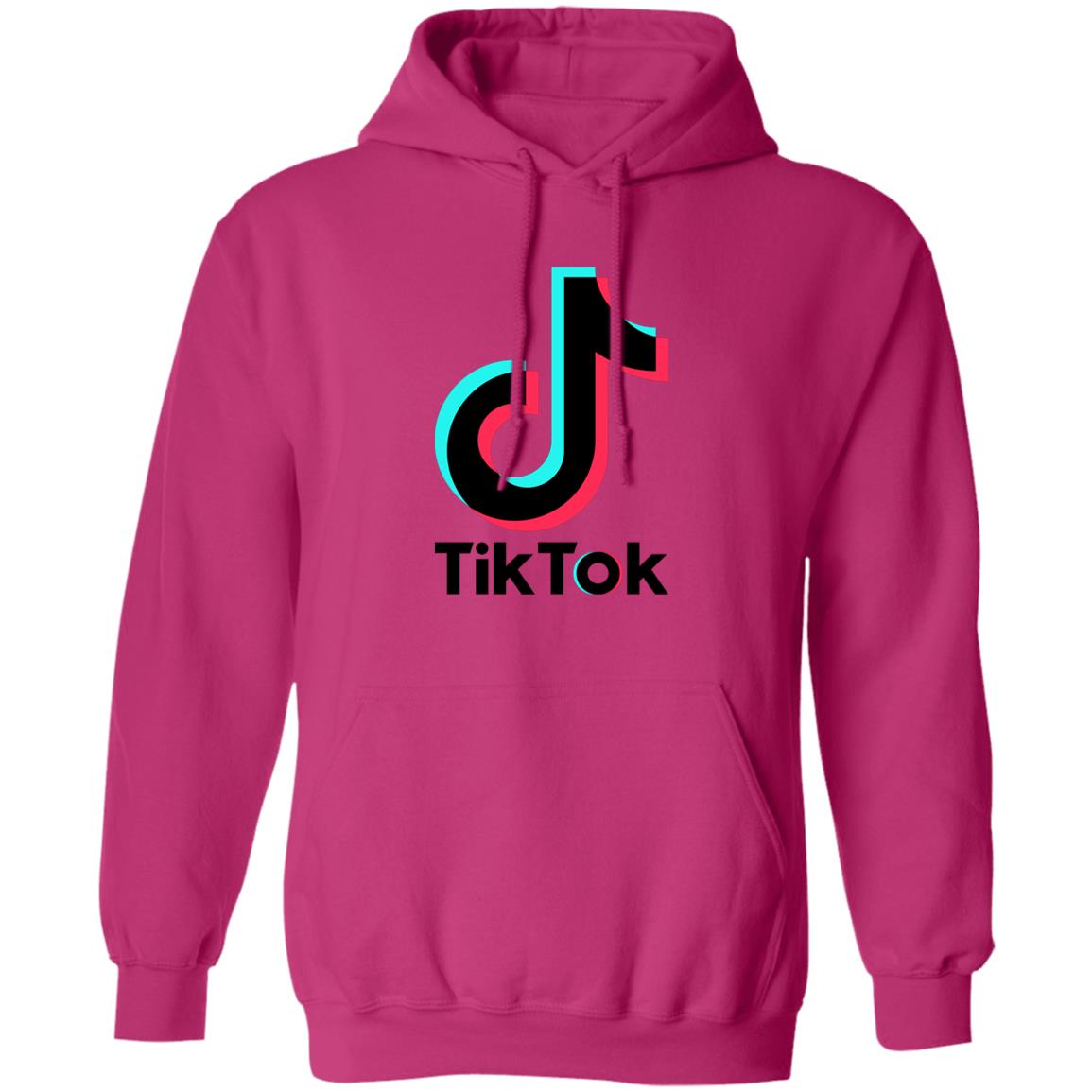 TikTok Hoodie with logo -white, grey, yellow, pink - SD-style-shop