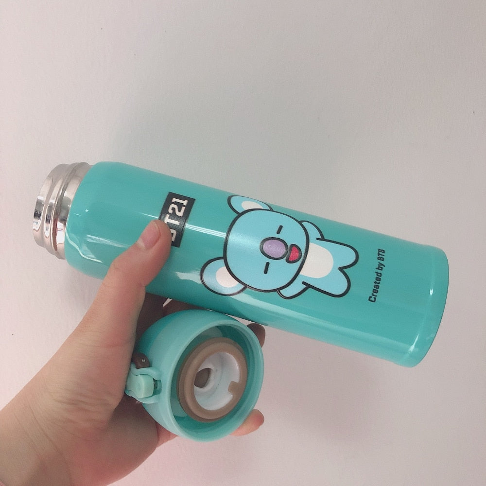 BT21 Thermos Water flask Stainless Steel - SD-style-shop