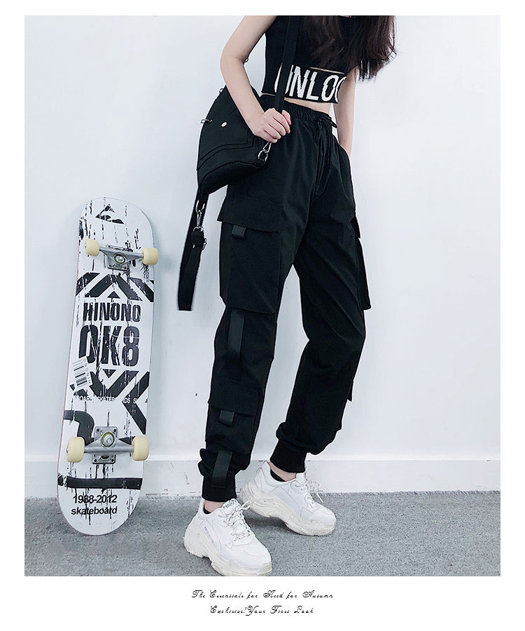 Black Cargo pants - SD-style-shop