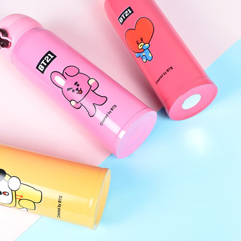 BT21 Thermos Water flask Stainless Steel - SD-style-shop