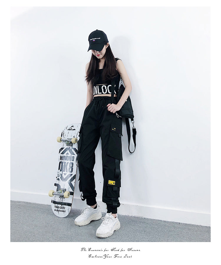 Black Cargo pants - SD-style-shop