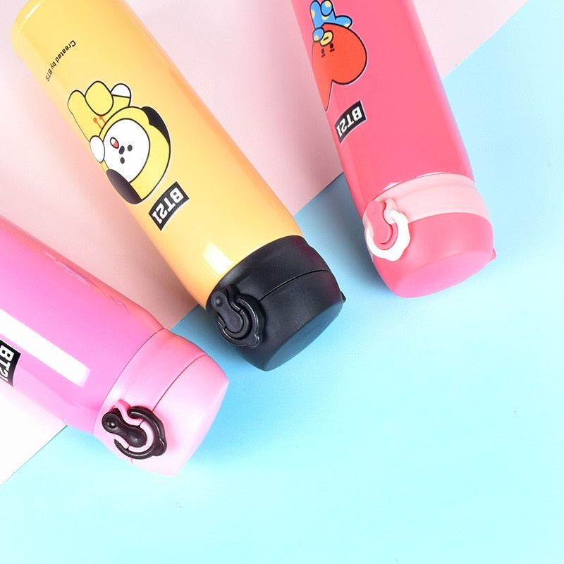 BT21 Thermos Water flask Stainless Steel - SD-style-shop