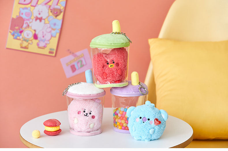 BT21 Bubble Tea plushie and cup - SD-style-shop