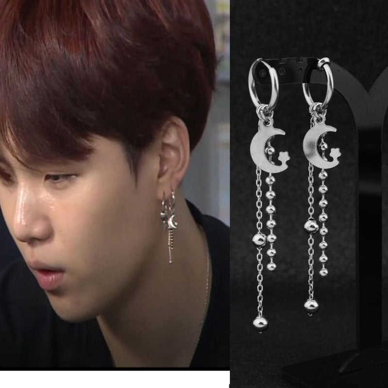 Kpop style Stainless Steel Earrings - SD-style-shop