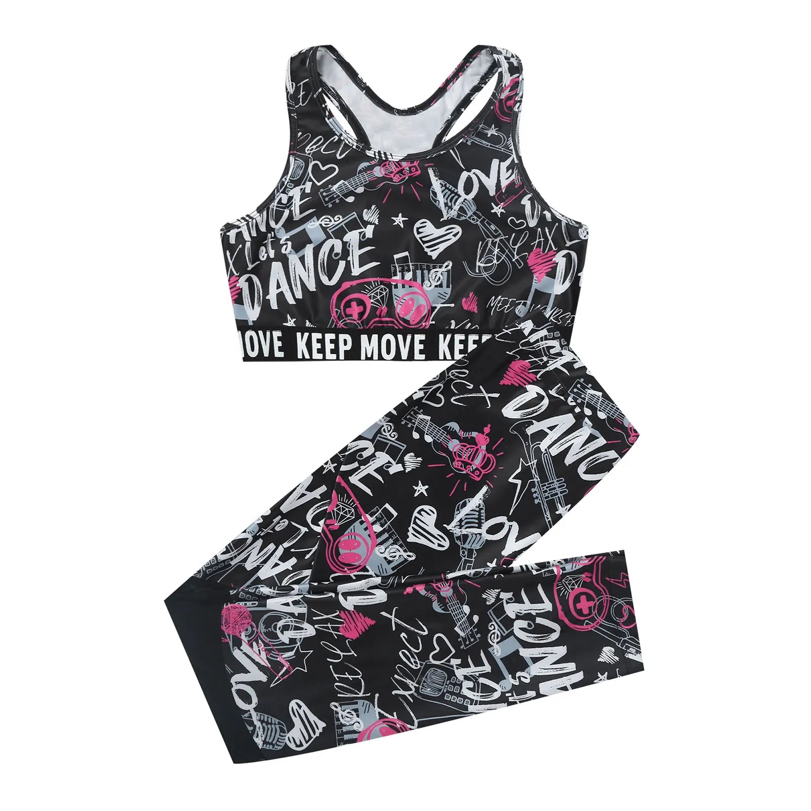 Kids Dance set:  Leggings + top - SD-style-shop