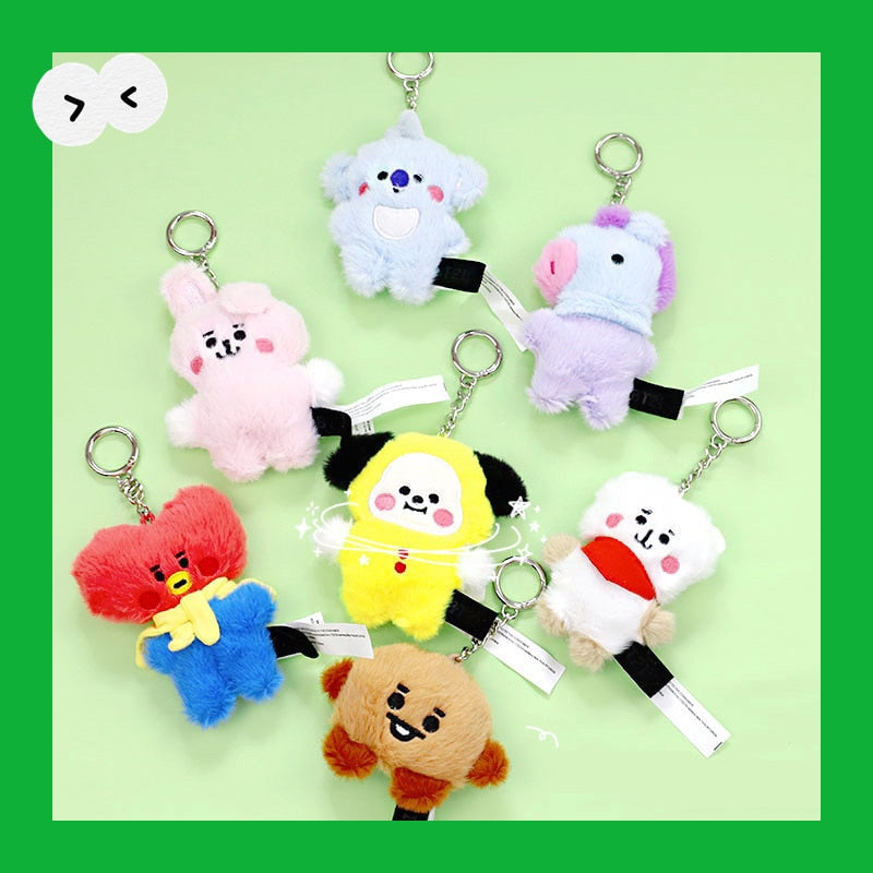 Super Soft BT21 Plush Keychain - SD-style-shop