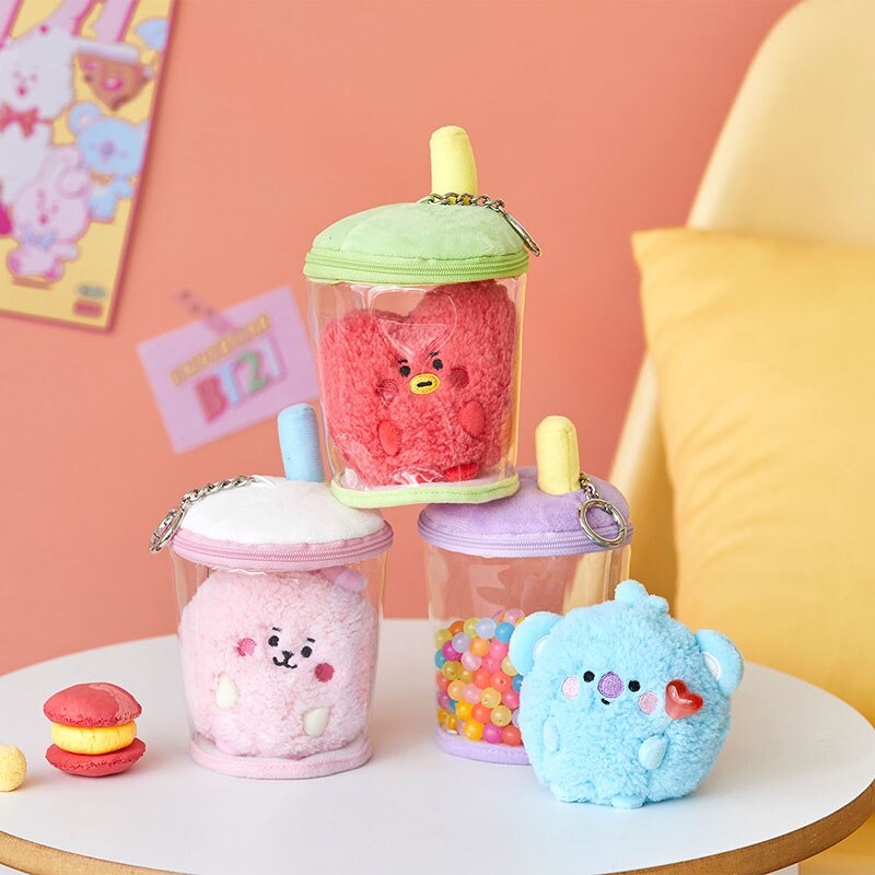 BT21 Bubble Tea plushie and cup - SD-style-shop