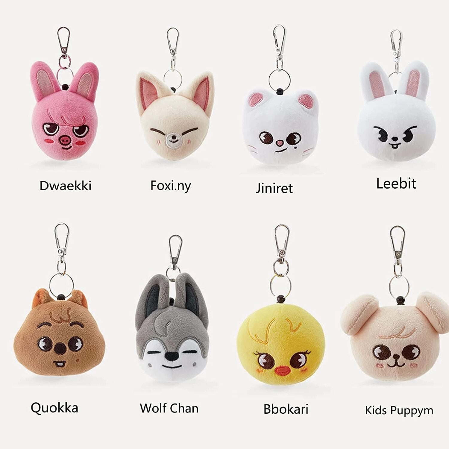 STRAY KIDS SKZOO - MINI FACE KEYRING - SD-style-shop