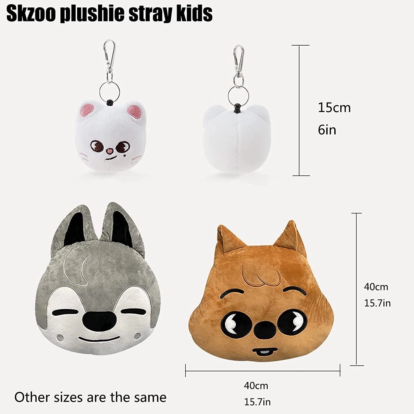 STRAY KIDS SKZOO - MINI FACE KEYRING - SD-style-shop