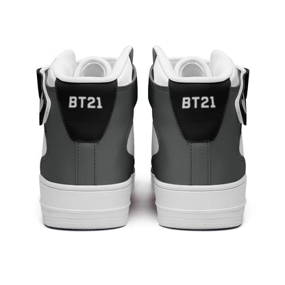 BT21 Van Unisex high Top Leather Sneakers