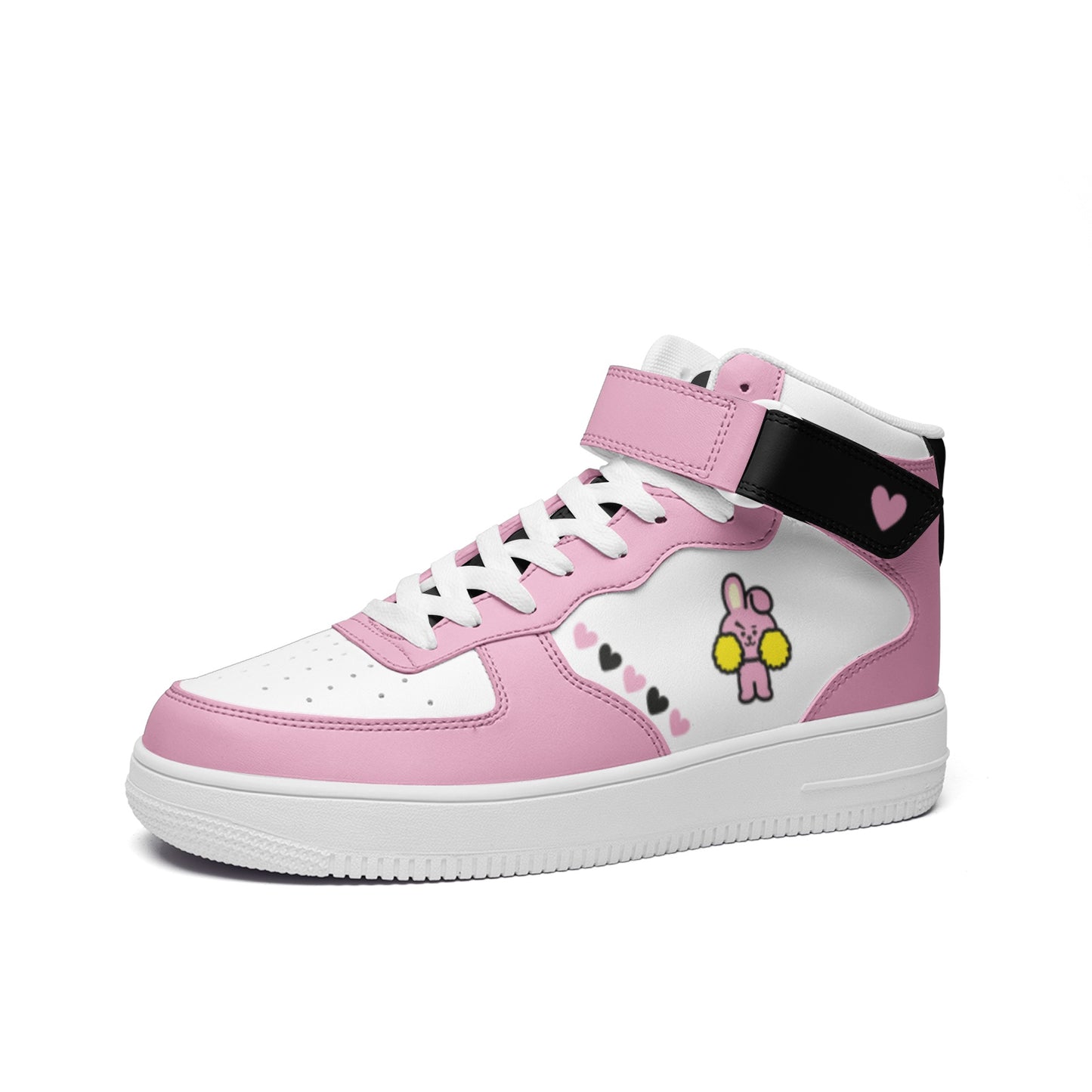 BT21 Cooky Unisex high Top Leather Sneakers