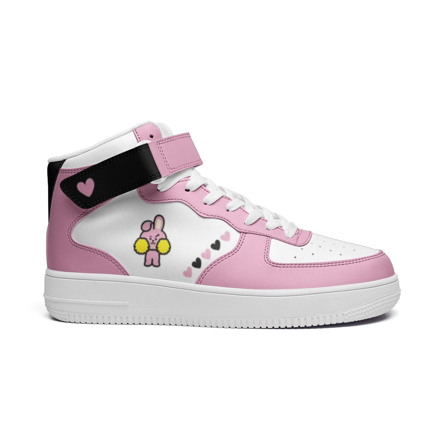 BT21 Cooky Unisex high Top Leather Sneakers