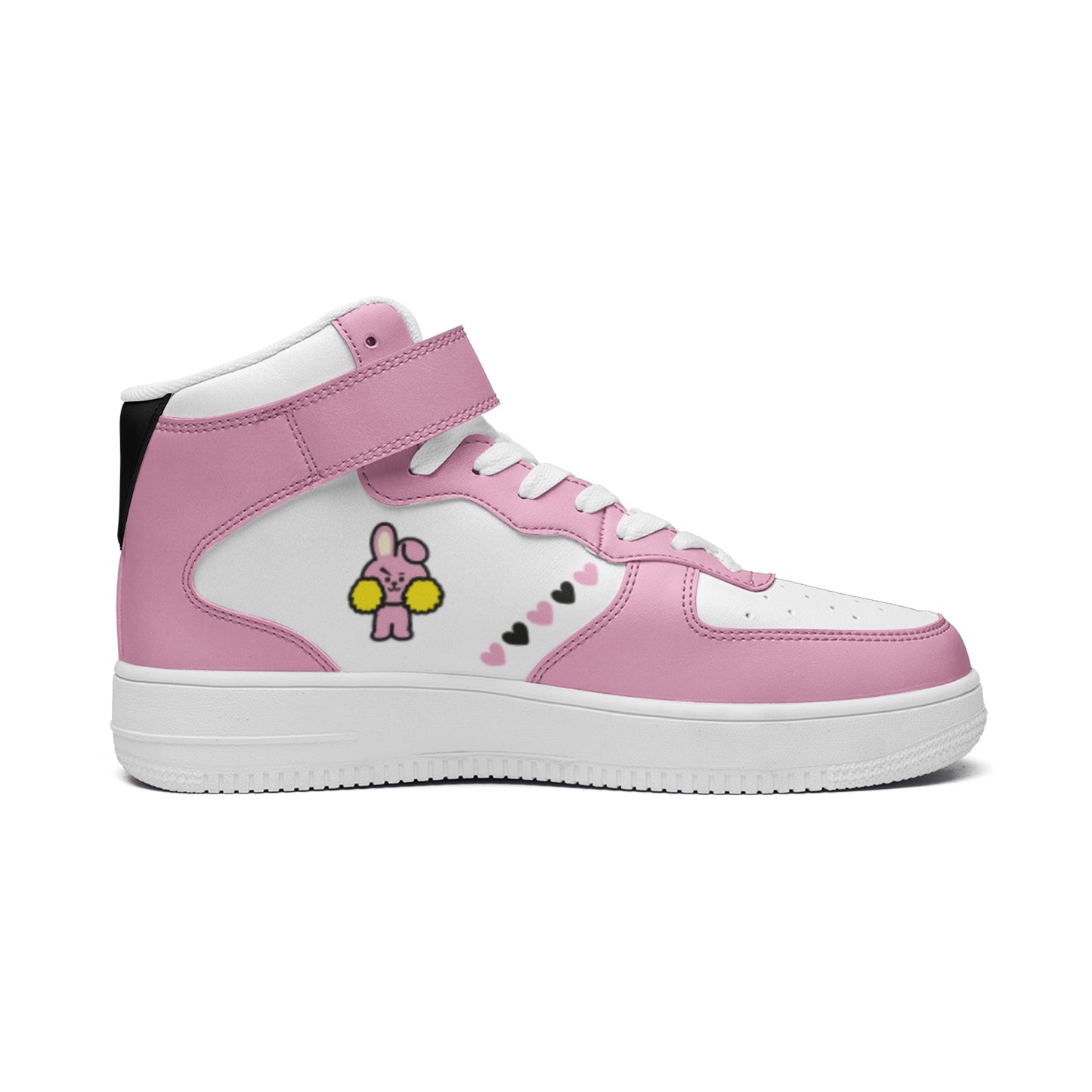 BT21 Cooky Unisex high Top Leather Sneakers