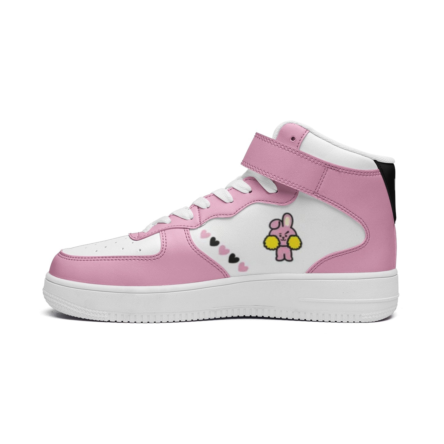 BT21 Cooky Unisex high Top Leather Sneakers