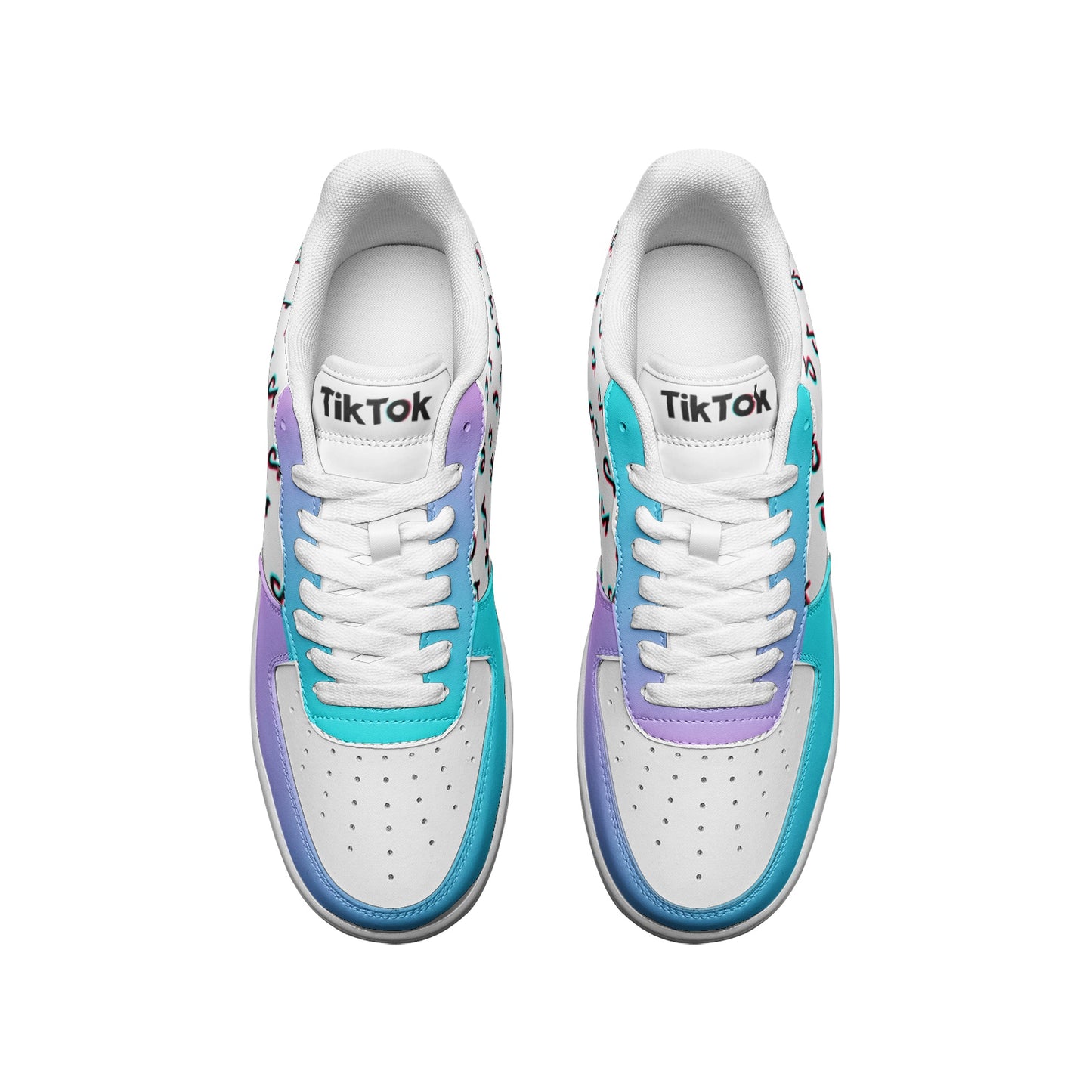 TikTok Unisex Low Top Leather Sneakers - SD-style-shop