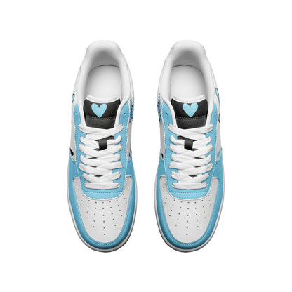 BT21 Koya Unisex Low Top Leather Sneakers - Blue BTS shoes - SD-style-shop