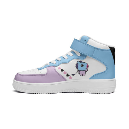 BT21 Mang Unisex high Top Leather Sneakers