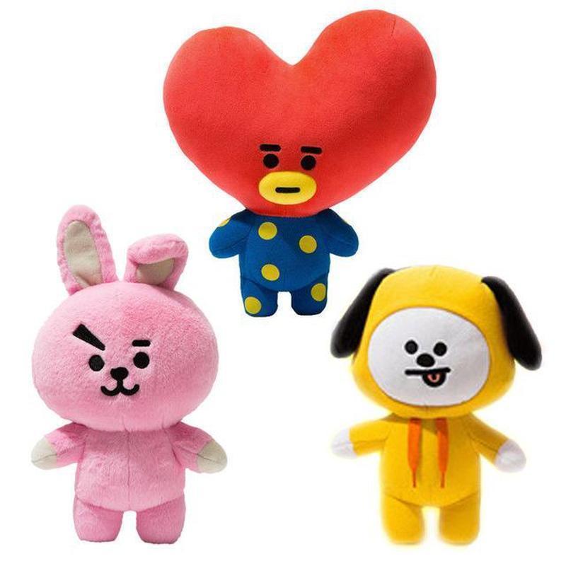 Bt21 Pluche Pillow doll TATA VAN COOKY CHIMMY SHOOKY KOYA RJ MANG - SD-style-shop