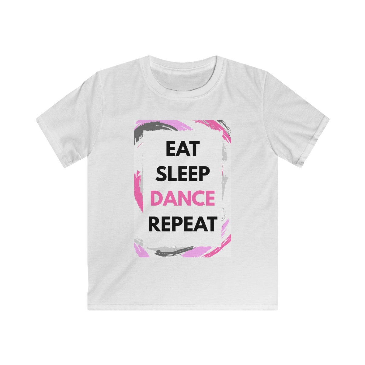 Eat Sleep Dance Repeat Kids Softstyle Tee - SD-style-shop