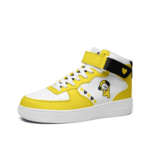 BT21 Chimmy Unisex high Top Leather Sneakers