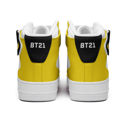 BT21 Chimmy Unisex high Top Leather Sneakers