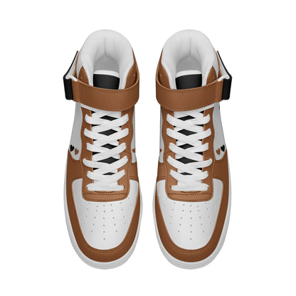 BT21 Shooky Unisex high Top Leather Sneakers