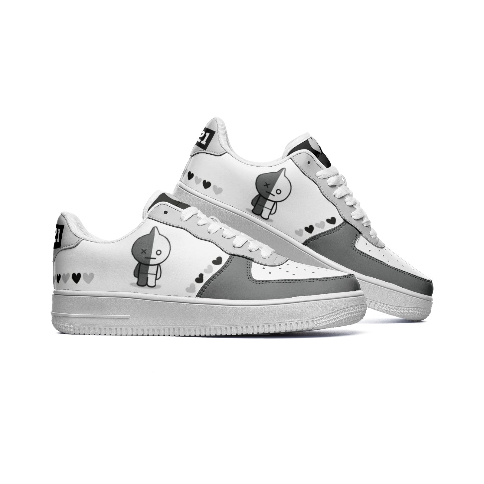 BT21 Van Unisex Low Top Leather BTS Sneakers - SD-style-shop