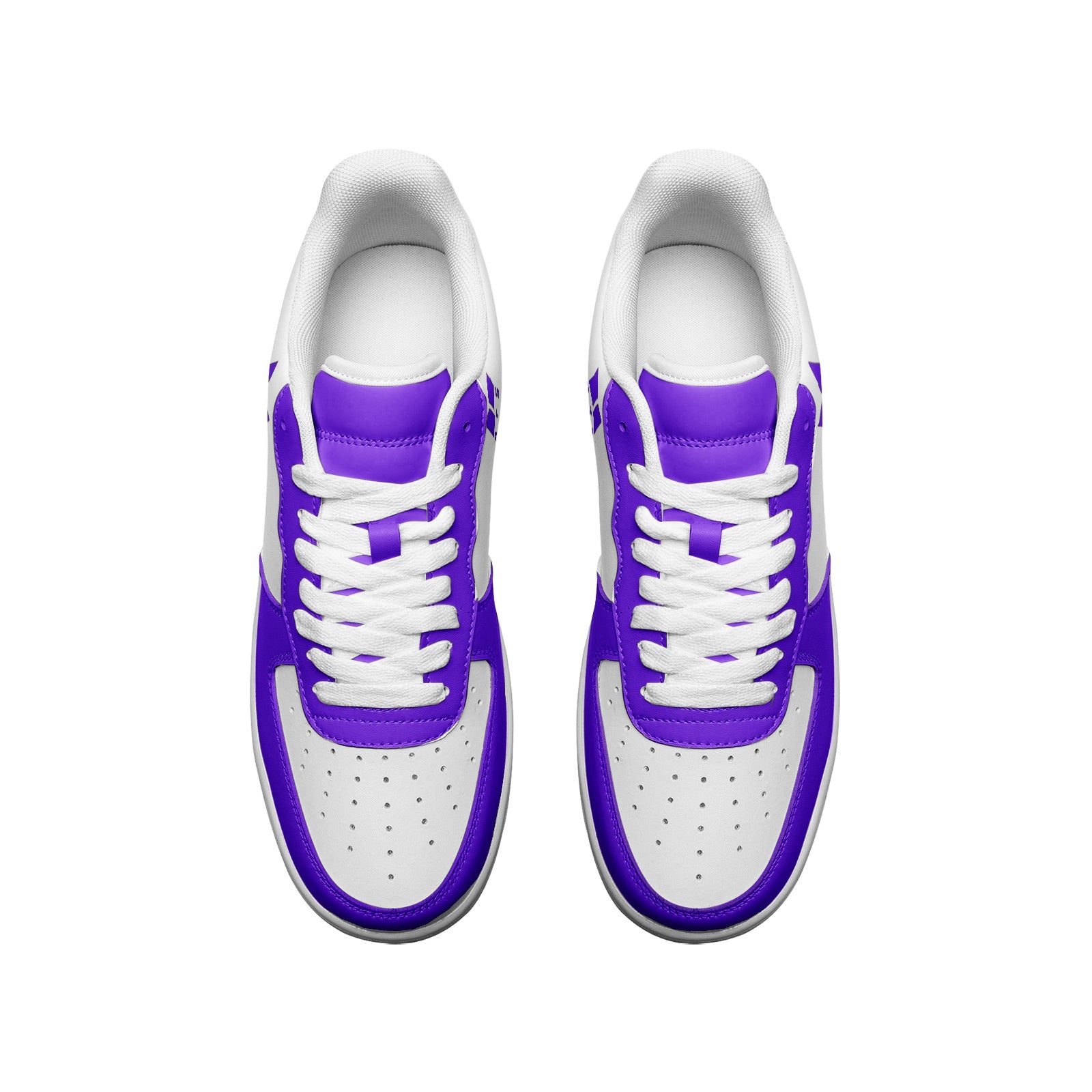 BTS Logo Unisex Low Top Leather Sneakers Purple - SD-style-shop