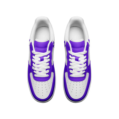 BTS Logo Unisex Low Top Leather Sneakers Purple - SD-style-shop