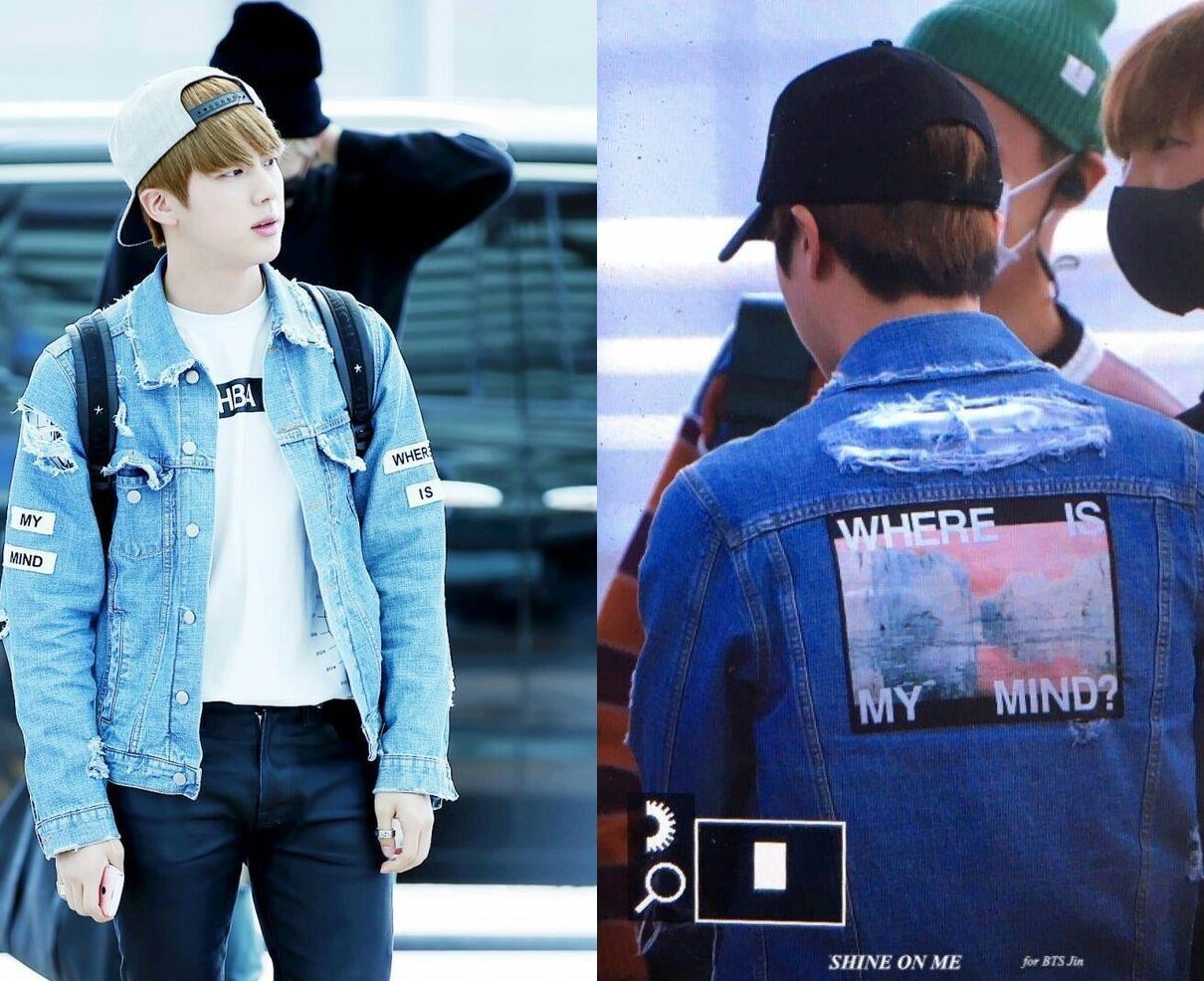 "Where is my mind"  BTS Denim Jacket - SD-style-shop