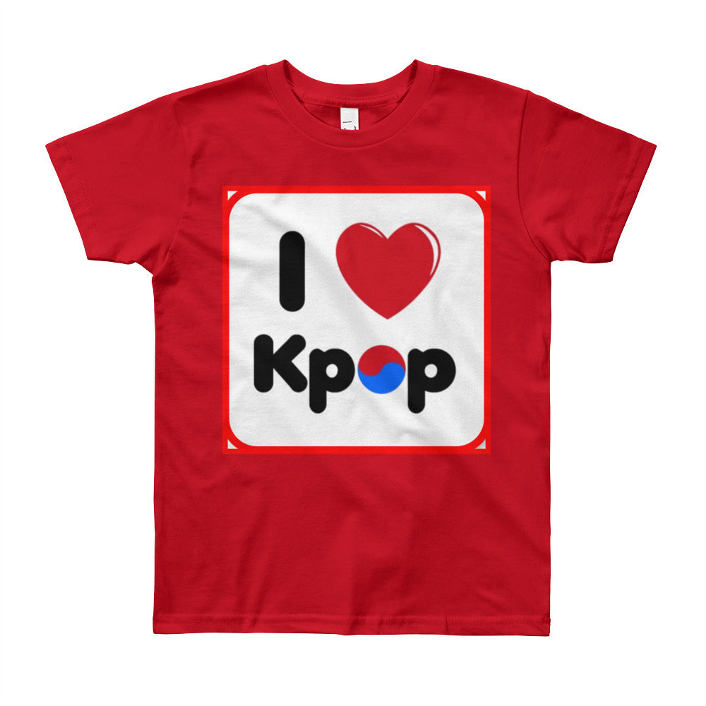 I love Kpop kids Short Sleeve T-Shirt - SD-style-shop