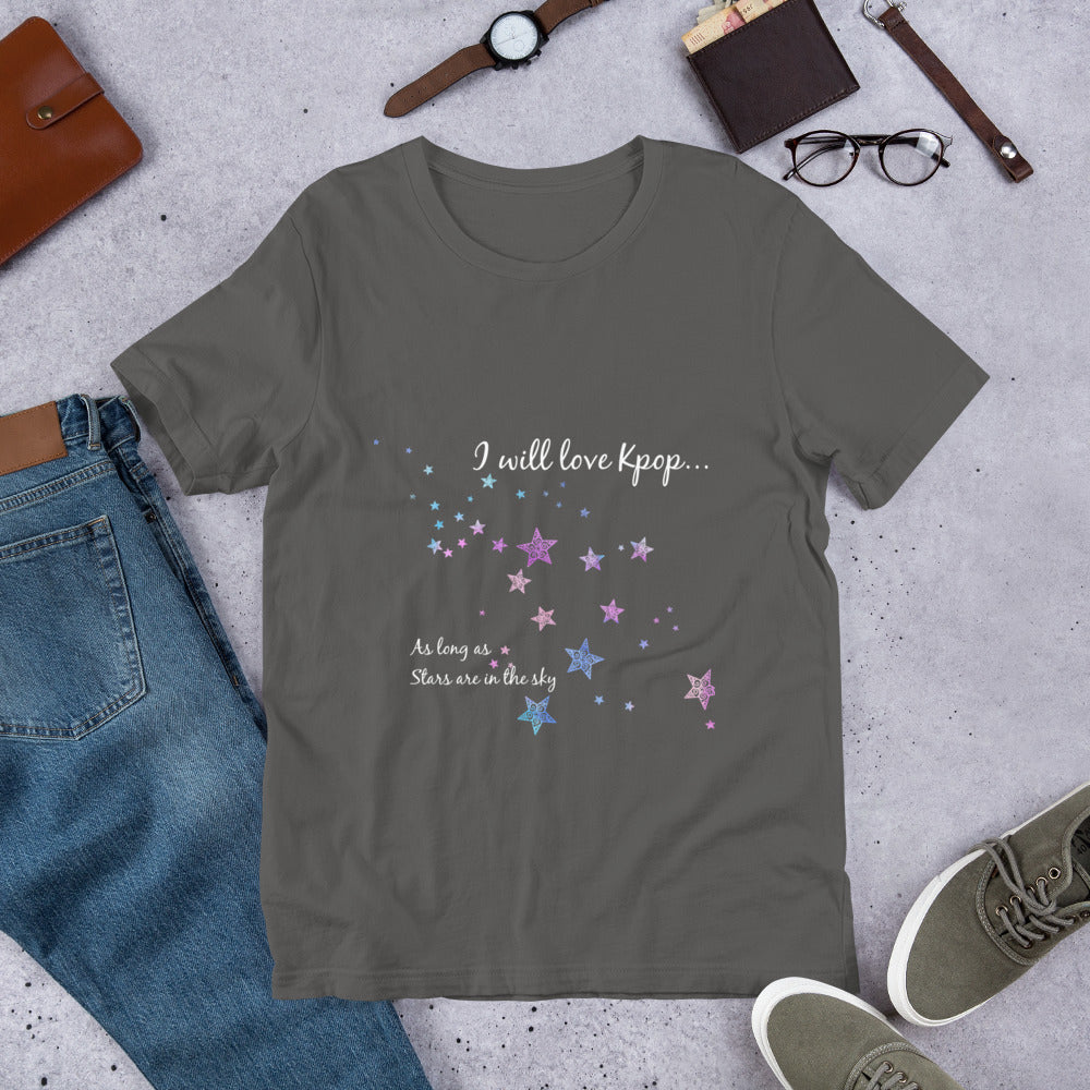 Kpop T-shirt with stars, Kpop stars T-shirt, Short-Sleeve Unisex Kpop T-Shirt - SD-style-shop